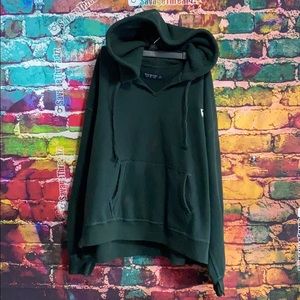 Abercrombie & Fitch Soft AF Fleece V Neck Hoodie